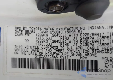 2007 Toyota Sienna Le from USA, damaged, VIN 5TDZK23C17S068530